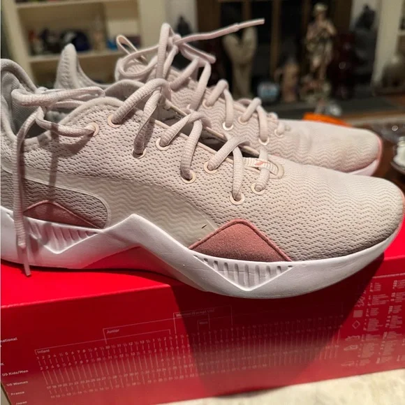 Puma Pink and White Sneakers - Picture 7 of 9